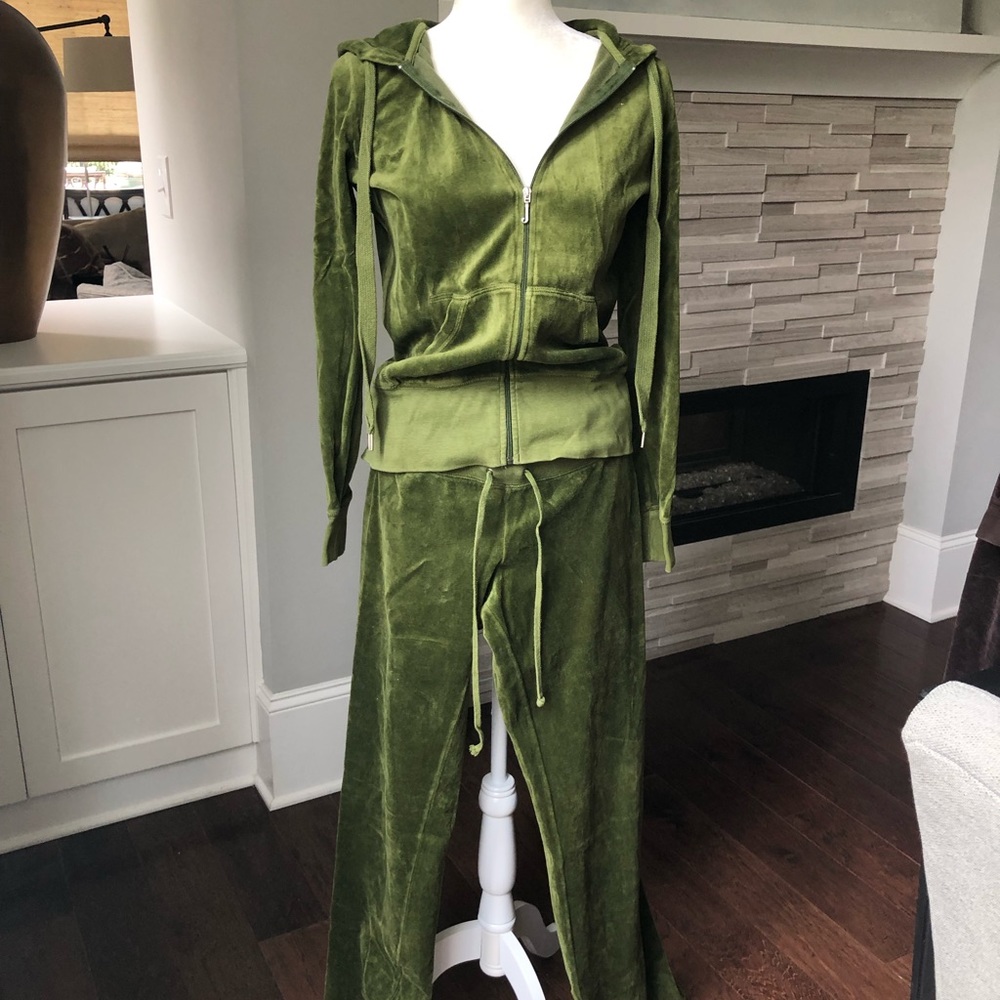 Vintage Juicy Couture Tracksuit - Warm Green